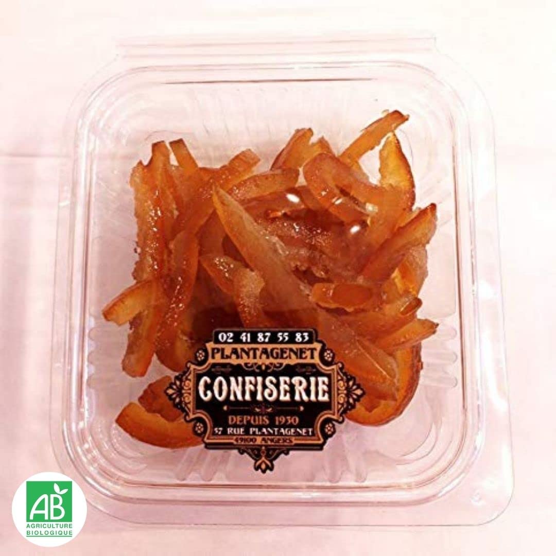 Kandierte Orangenschalen aus Sizilien BIO 100 g