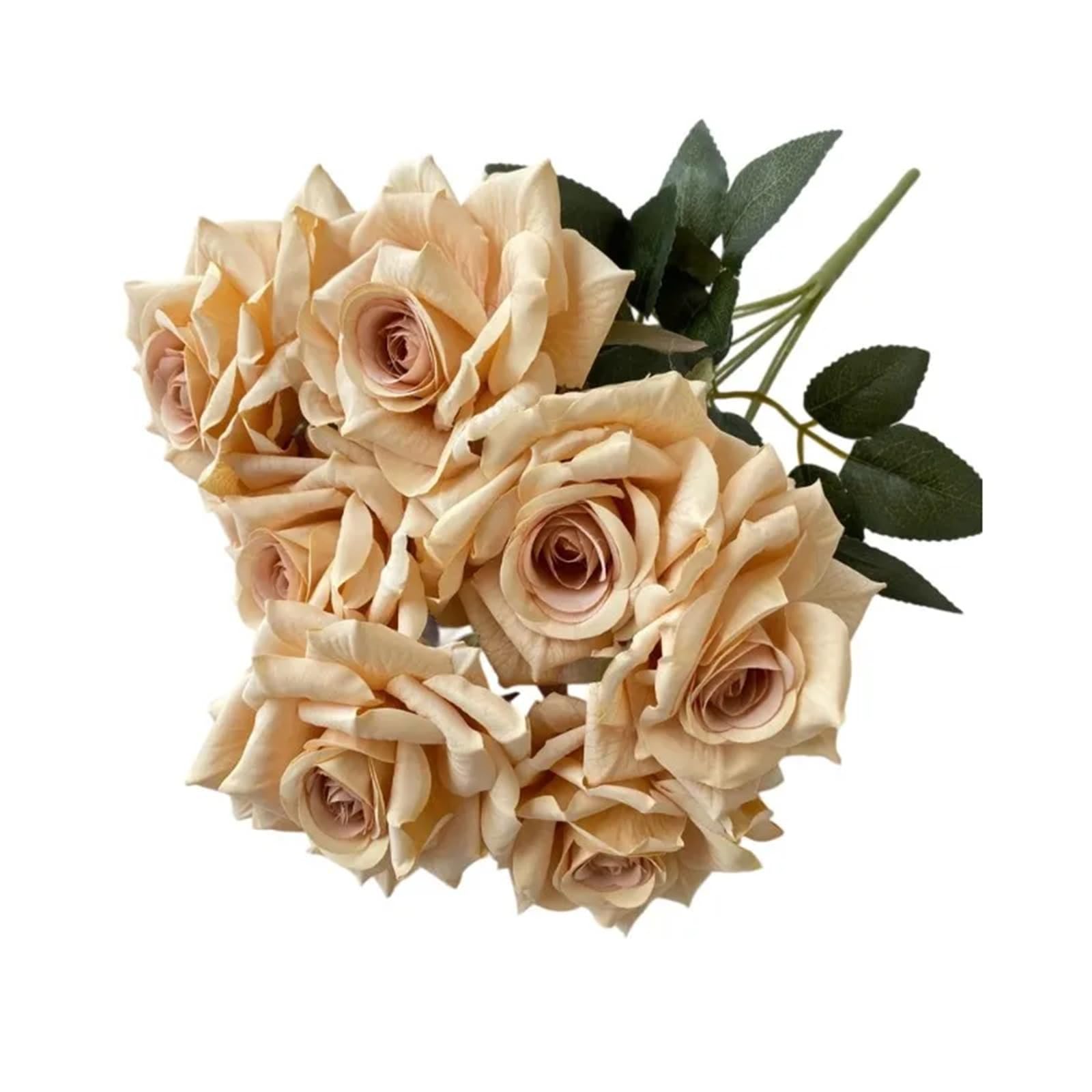 ZRHWSPD Wedding Artificial Bouquet 41CM Silk Rose Artificial Flower Wedding Living Room Decoration Artificial Flower(Color 7)