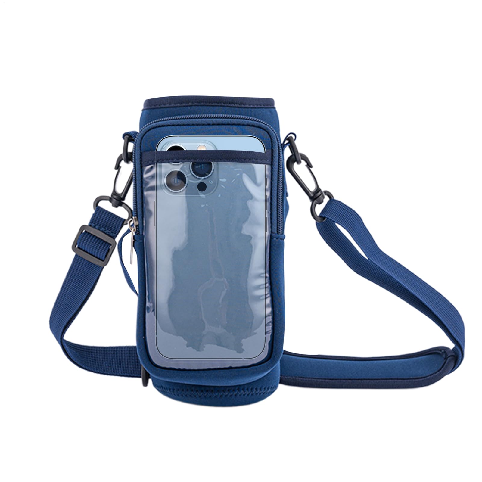 Bolsa magnética de Gimnasio para Mujer, Bolsa de Botella, Organizador de Bolsa de Gimnasio para Hombres y Mujeres con Correa para el Hombro para Viajes, Trabajo y Deportes, Marino, Refer to
