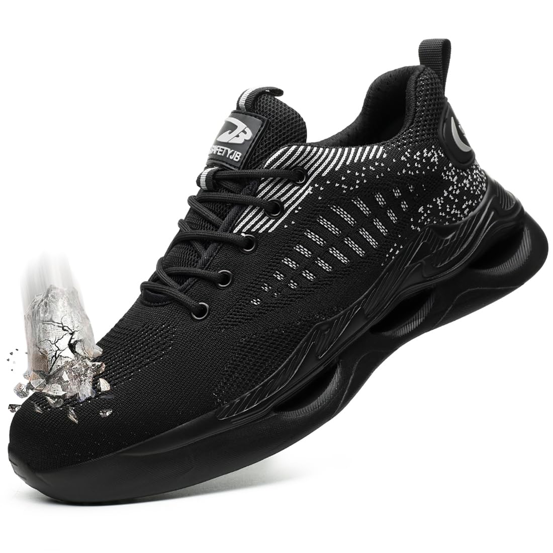Scarpe Antinfortunistiche Uomo Donna Scarpe da Lavoro con Punta in Acciaio Scarpe da Cantiere Scarpe Sportive Sneaker da Lavoro Traspiranti 36-46