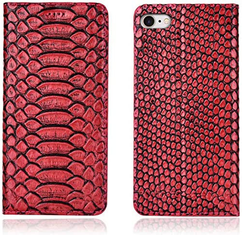 Étui portefeuille iPhone SE 2022 python noir idéal pour sortir léger