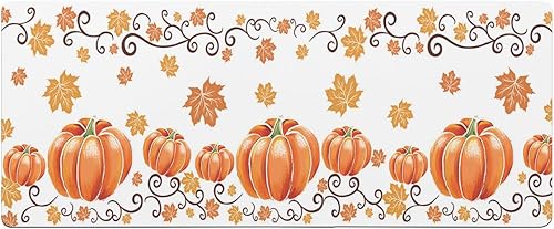 Tapete de baño de calabaza naranja para bañera, antideslizante, de secado rápido y absorbente, tierra de diatomeas, fregadero, dormitorio, cocina,