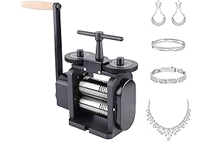 Precise Leweiiq Roller Mill Revolutionizes Jewelry Making