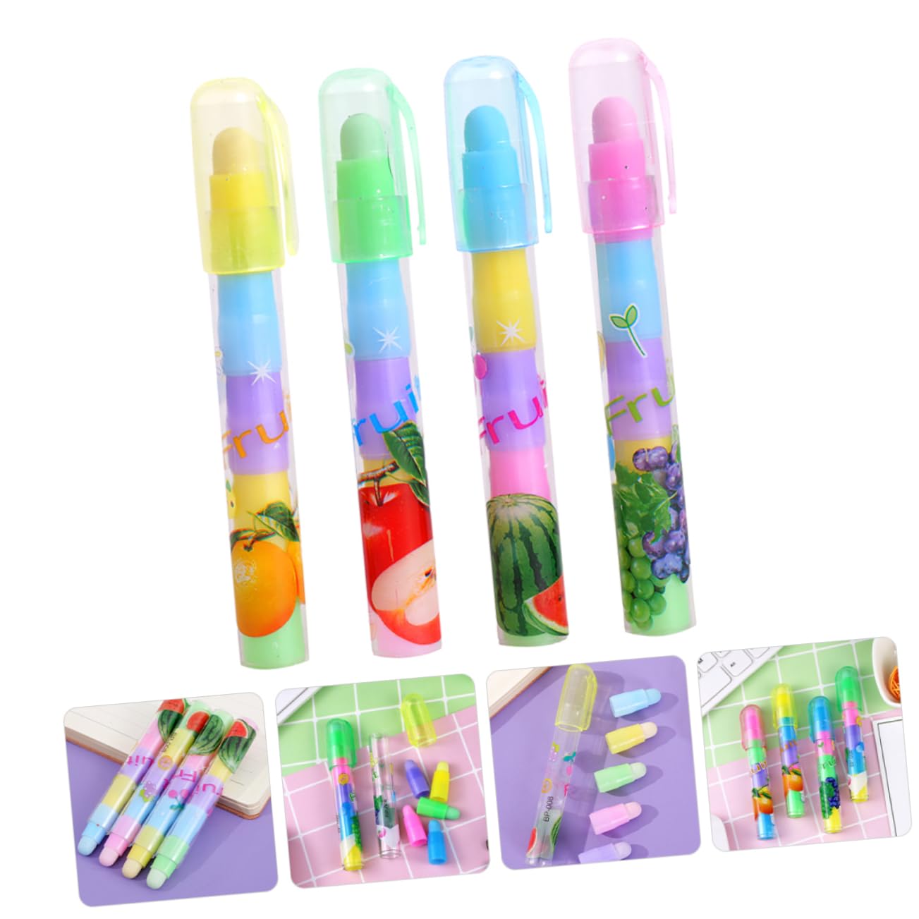 Tofficu 36stücke Niedliche Radiergummis Kleine Kinderradiergummis Kawaii-zeichenzubehör Radiergummi-packung für Schule Büro und Zuhause