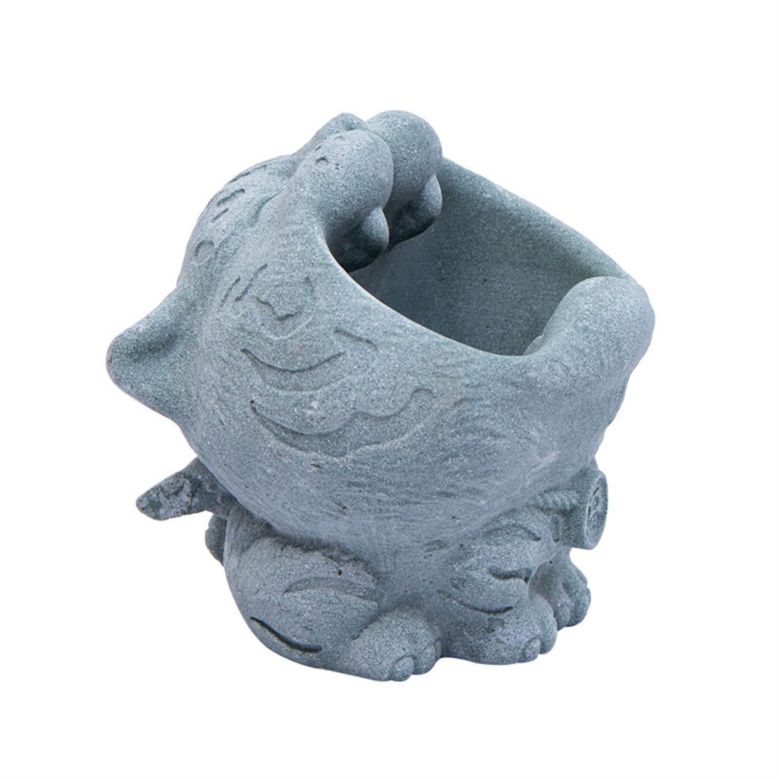 Stifteköcher Stiftbecher Stifthalter Moderne kreative Tierstatue Bleistift Aufbewahrungst Cup Student Studie Desktop Bleistifthalter Büro Desk Dekoration Stifthalter Stifteköcher Schreibtisch (Color