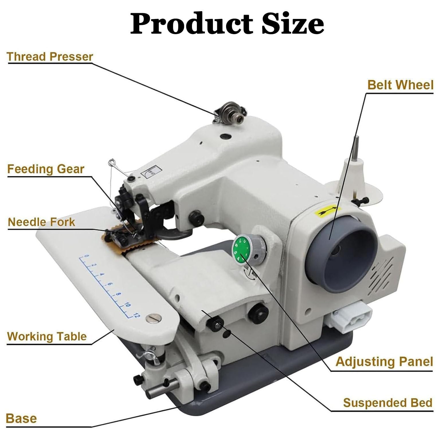 Máquina de Coser de Puntada Invisible, máquina de Coser de modista | dobladilladora de puntada invisible profesional con pedal,para puños,dobladillos sueltos,dobladillos de vestidos,faldas
