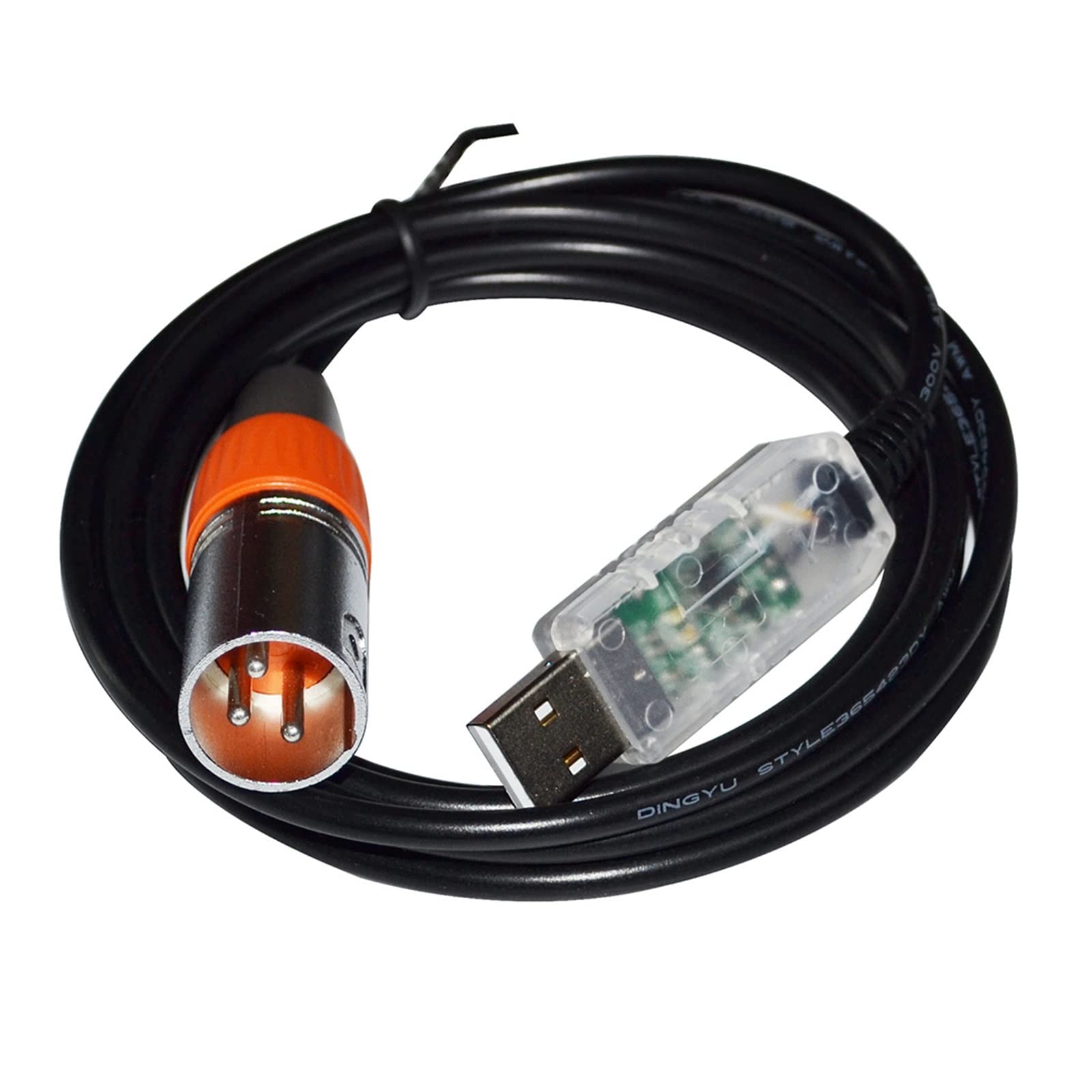 FT232RL USB na XLR 3PIN męski adapter konwerter RS485 kabel szeregowy pasuje do urządzenia do przetwarzania audio DPA-A DPA240P DPA260P (5 m, kolor A)
