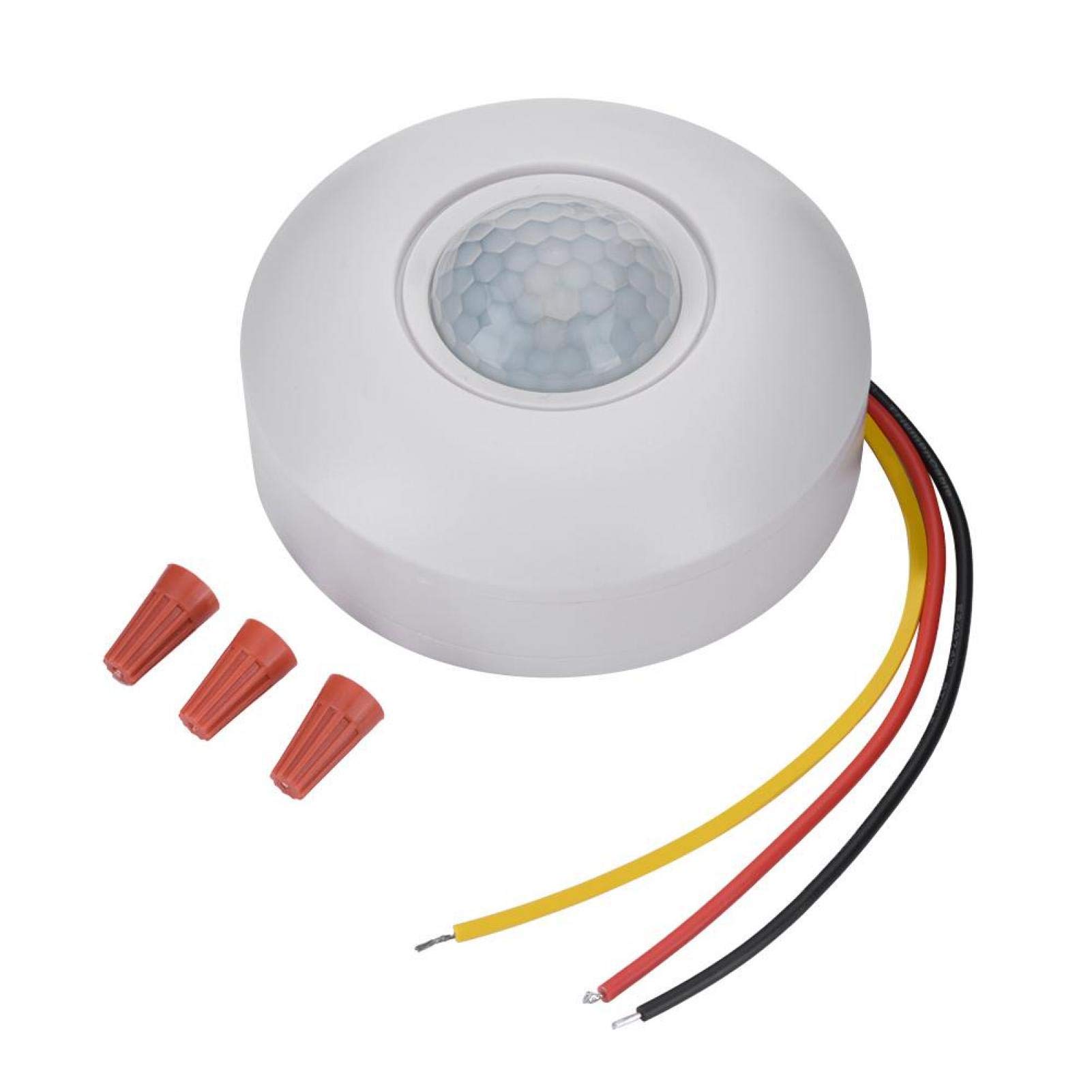 Kuuleyn Defult Ir Switch, Pir Sensor Switch, Ir Sensor Light Switch, 360° Infrared Pir Motion Sensor Switch With Time Delay With Accessories For Led Ceiling Light