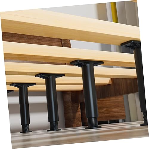 Miniatura 6 de USHOBE 12 Uds Marco de soporte de cama Soporte de centro de cama Marco de cama Soporte central de cama Camas Cama Soporte de cama Patas de soporte