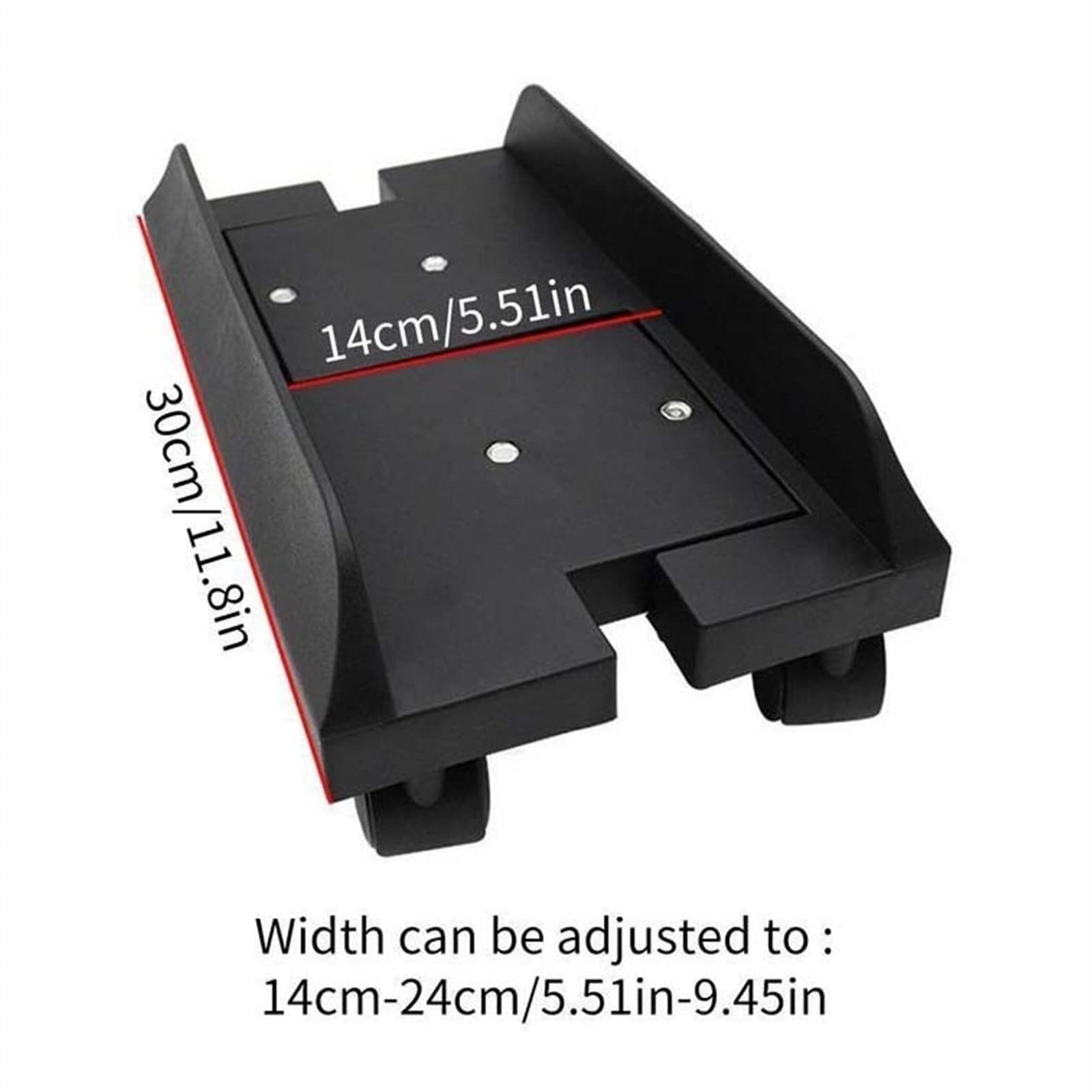 Supporto per monitor regolabile, supporto per processore, supporto per tornio per PC desktop mobile con ruote, supporto per telaio centrale per PC a terra, supporto universale per PC con larghezza