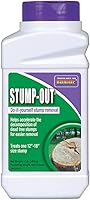 Bonide Stump-Out Granules 1 lb - Fast-Acting DIY Tree Stump Remover Pellets for Easy Outdoor Decay