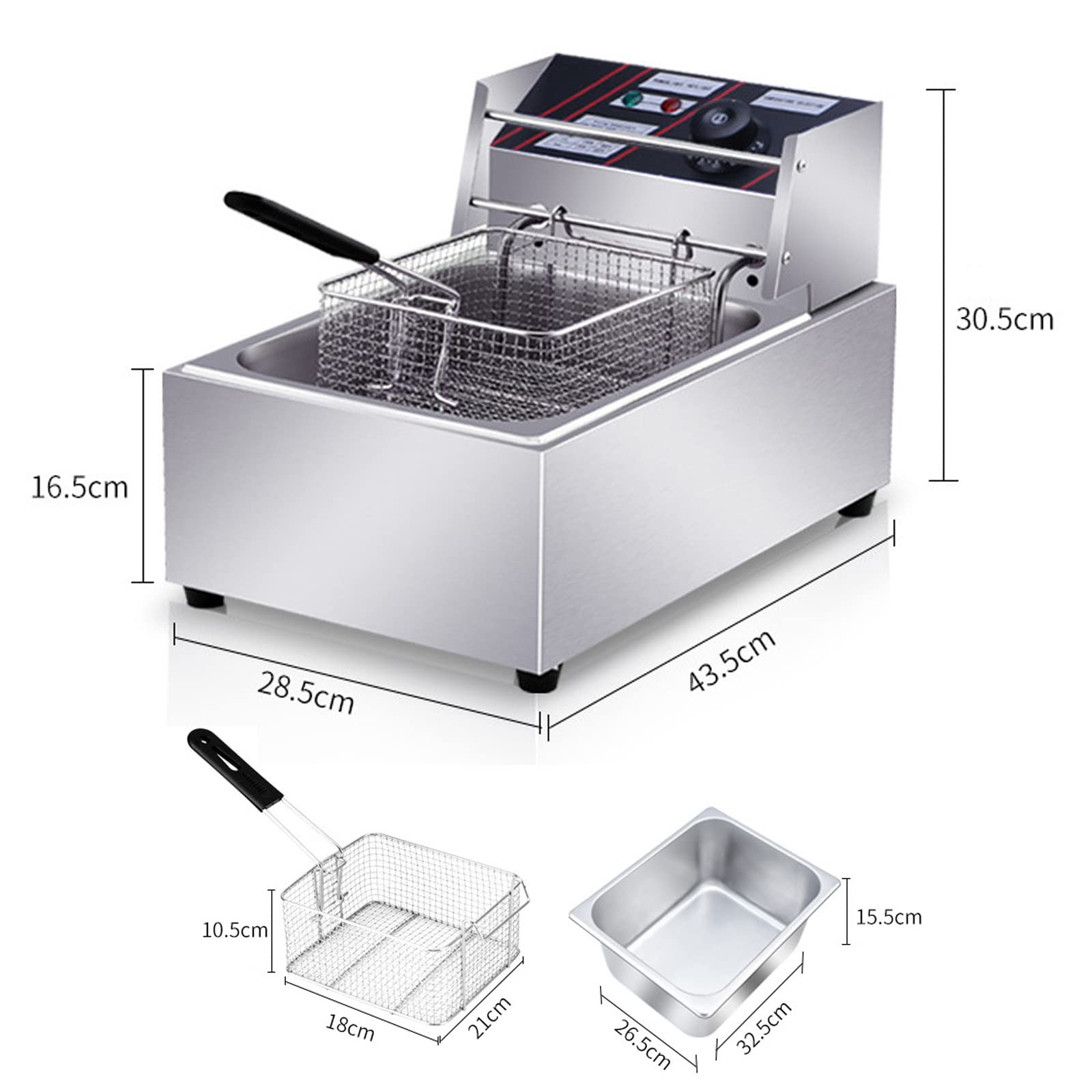 電気フライヤー 業務用　卓上フライヤー ステンレス製 10L　家庭用 Amazon.co.jp: 業務用電気フライヤー 10L 大容量 ステンレス