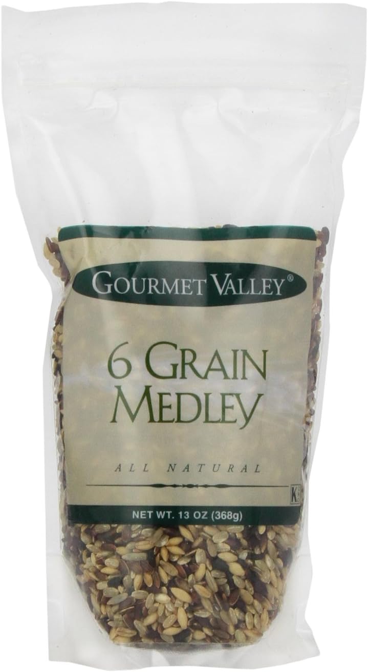 Gourmet Valley 6 Grain Rice Medley, 13-Ounce Pouches (Pack of 6)