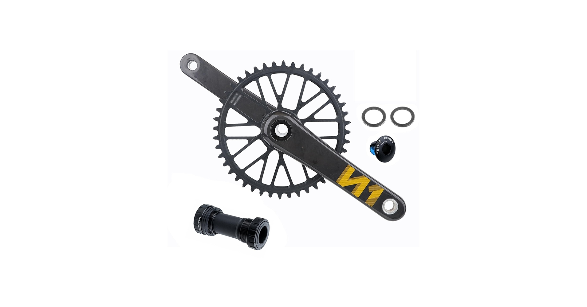 RIROリロカーボン超軽量クランクセット170φ24mmシャフトGXP3穴対応 S0da7c11306434d37b2e5eb26ec813