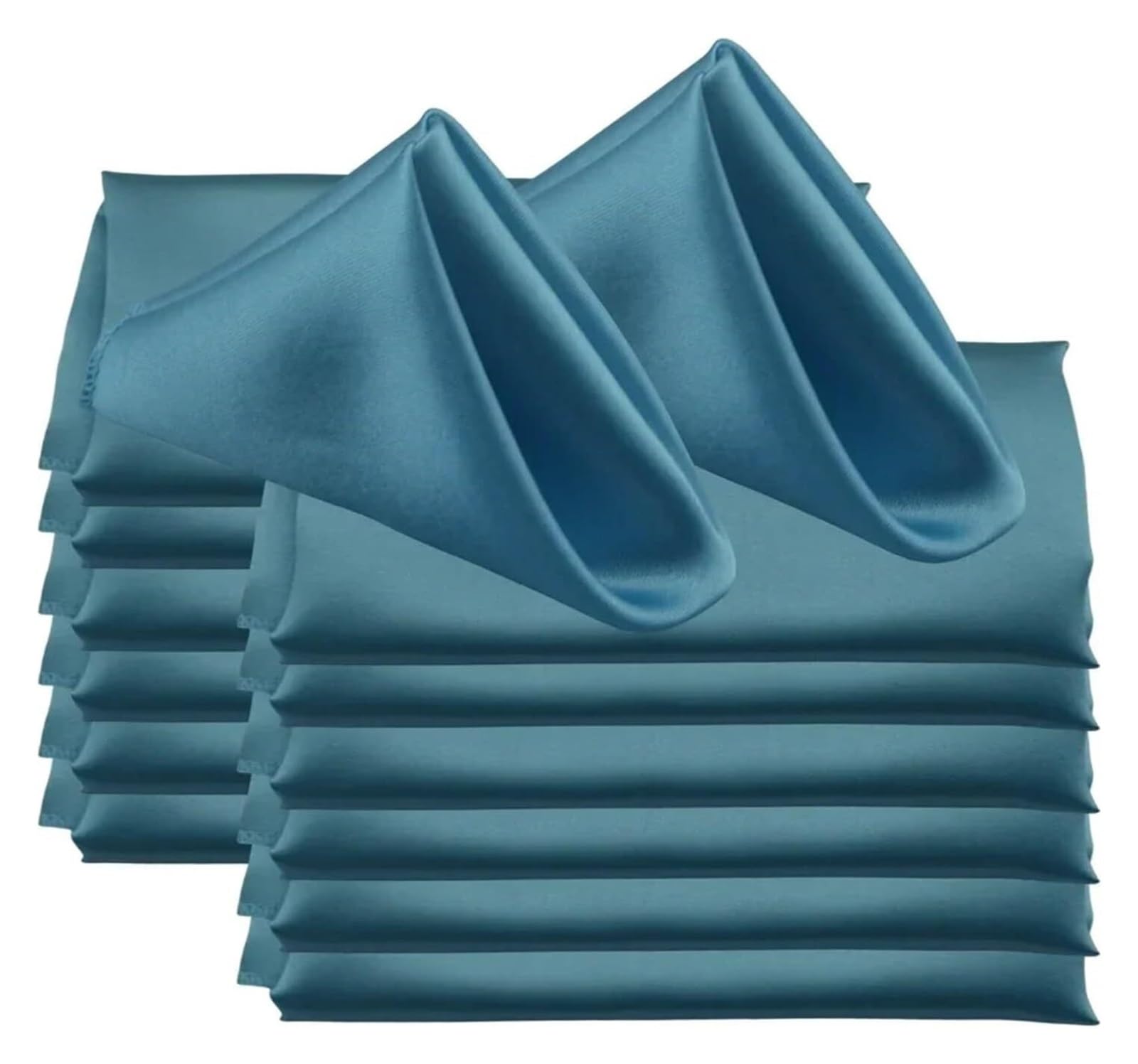 Cotton Table Napkins, 50pc 30x30cm Square Satin Multicolor(Color11)
