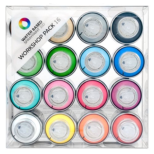 MTN Spray Paint Packs Water Based 100 16 Pack