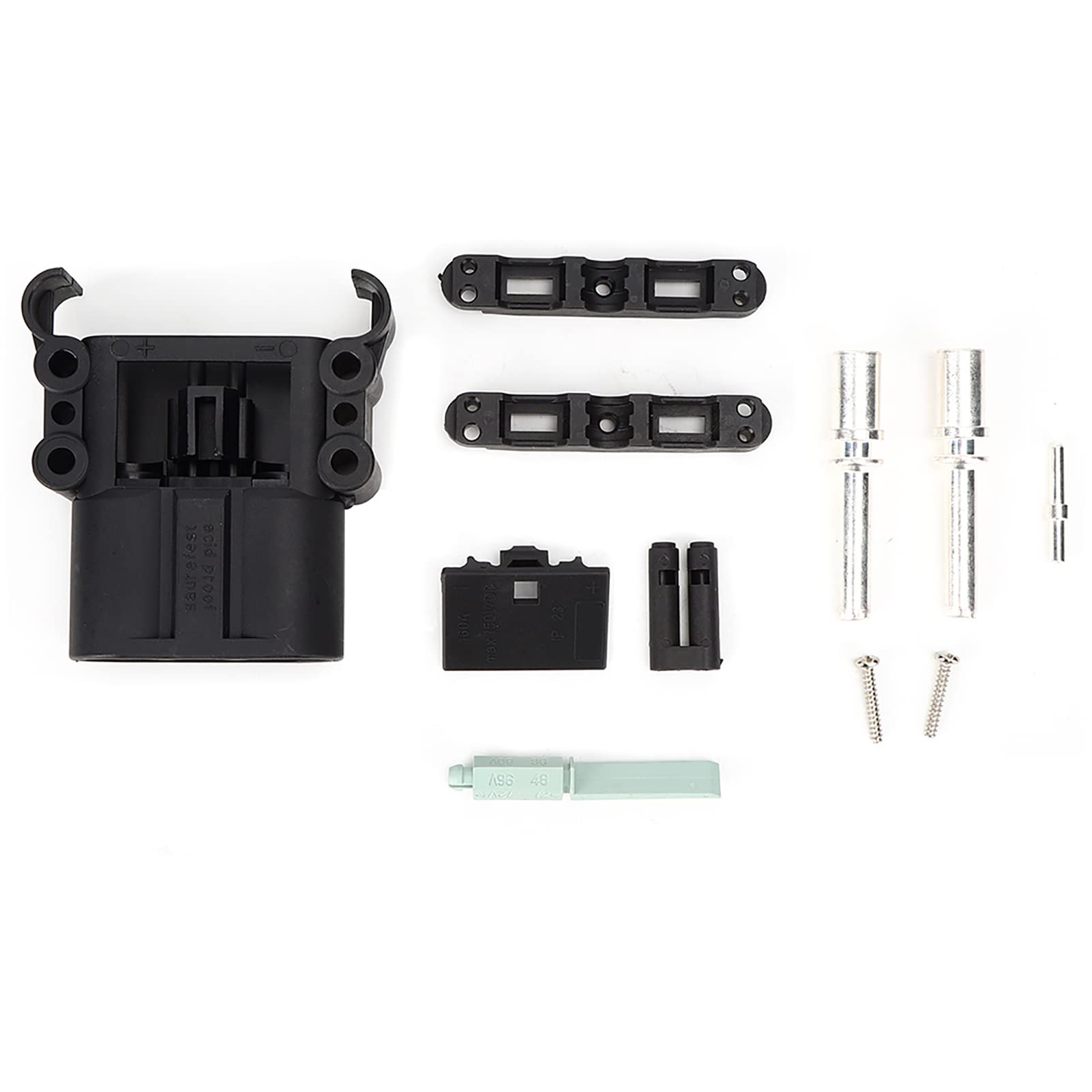 Carretilla Elevadora, Conector de Cable de Carretilla Elevadora Eléctrica Terminales de Enchufe de Cable de Carga de Vehículos Eléctricos Macho 160A DC150V, Conector Macho con