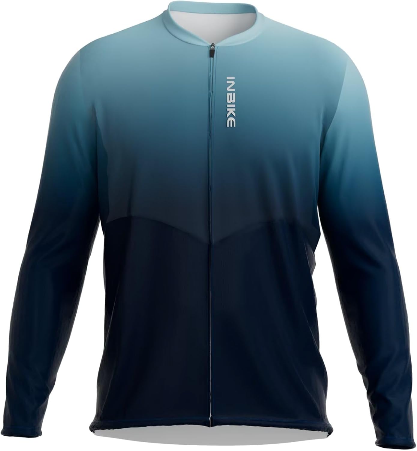 INBIKE Plus Size Cycling Jersey Men 3XL-5XL Bike Shirt for Big and Tall Short Long Sleeve Biking Clothing with Pockets