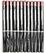Makeup Cherimoya Retractable Waterproof Lip & Eye Liner Pencil Copper Built In Sharpener 12 Pieces