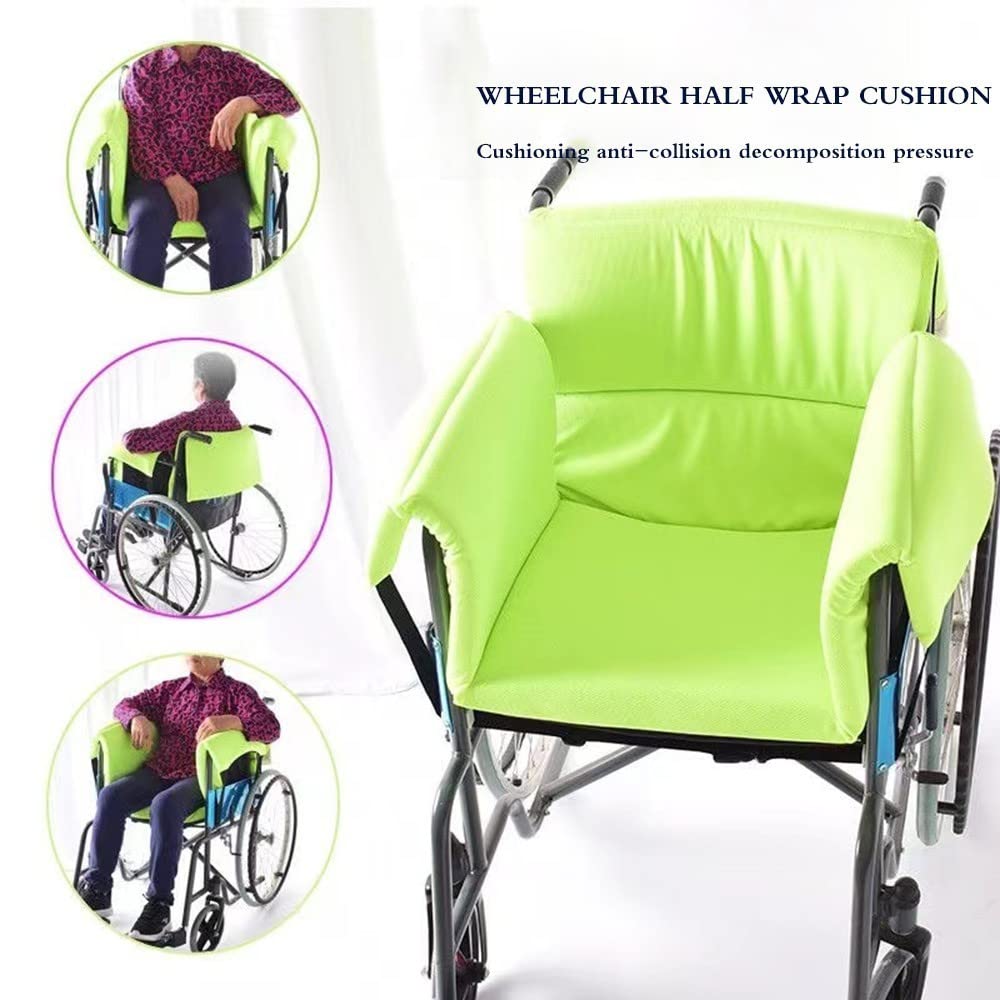 REMEK Cojin Antiescaras para Silla De Ruedas, CojíN De Silla De Ruedas CojíN De Asiento con Soporte Lumbar Antiescaras Almohada De Silla De Oficina