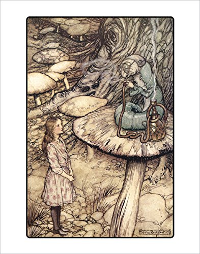 HUNTINGTON GRAPHICS Advice from a Caterpillar by Arthur Rackham - Art Print/Poster 11x14 inches HUNTINGTON GRAPHICS Advice from a Caterpillar by Arthur Rackham - Art Print/Poster 11x14 inches
