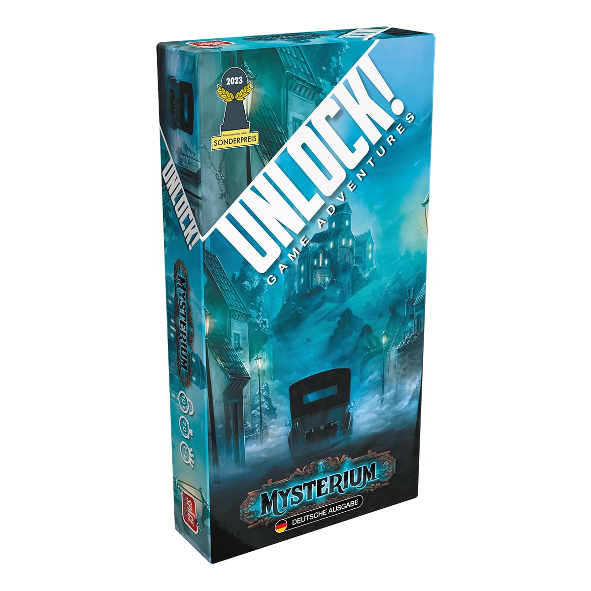 Asmodee, Unlock! - Game Adventures: Mysterium, Family Game, Puzzle Game, 1-6 Players, From 10+ Years, 70 Minutes, German