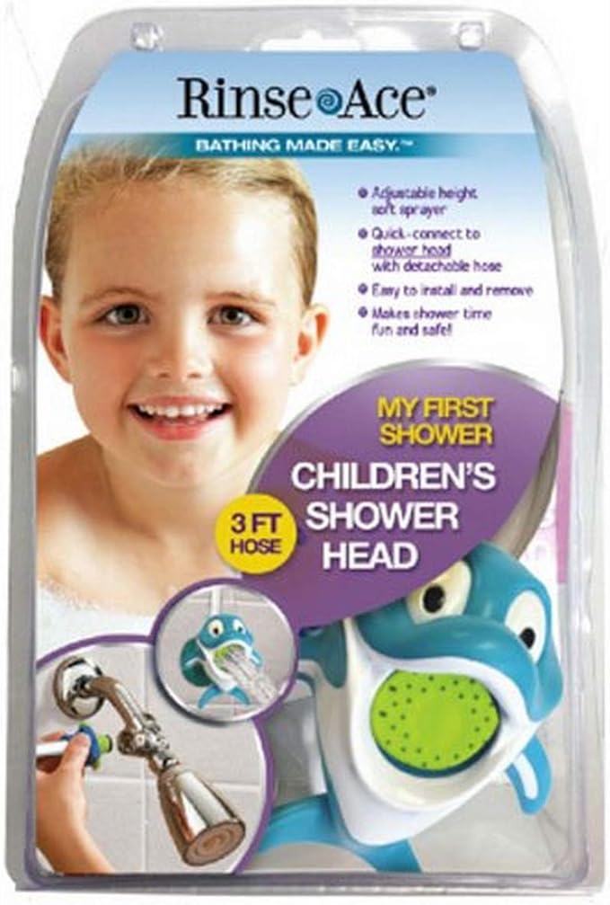 Rinse Ace 3901 My Own Shower Children's Showerhead with 3Foot Quick