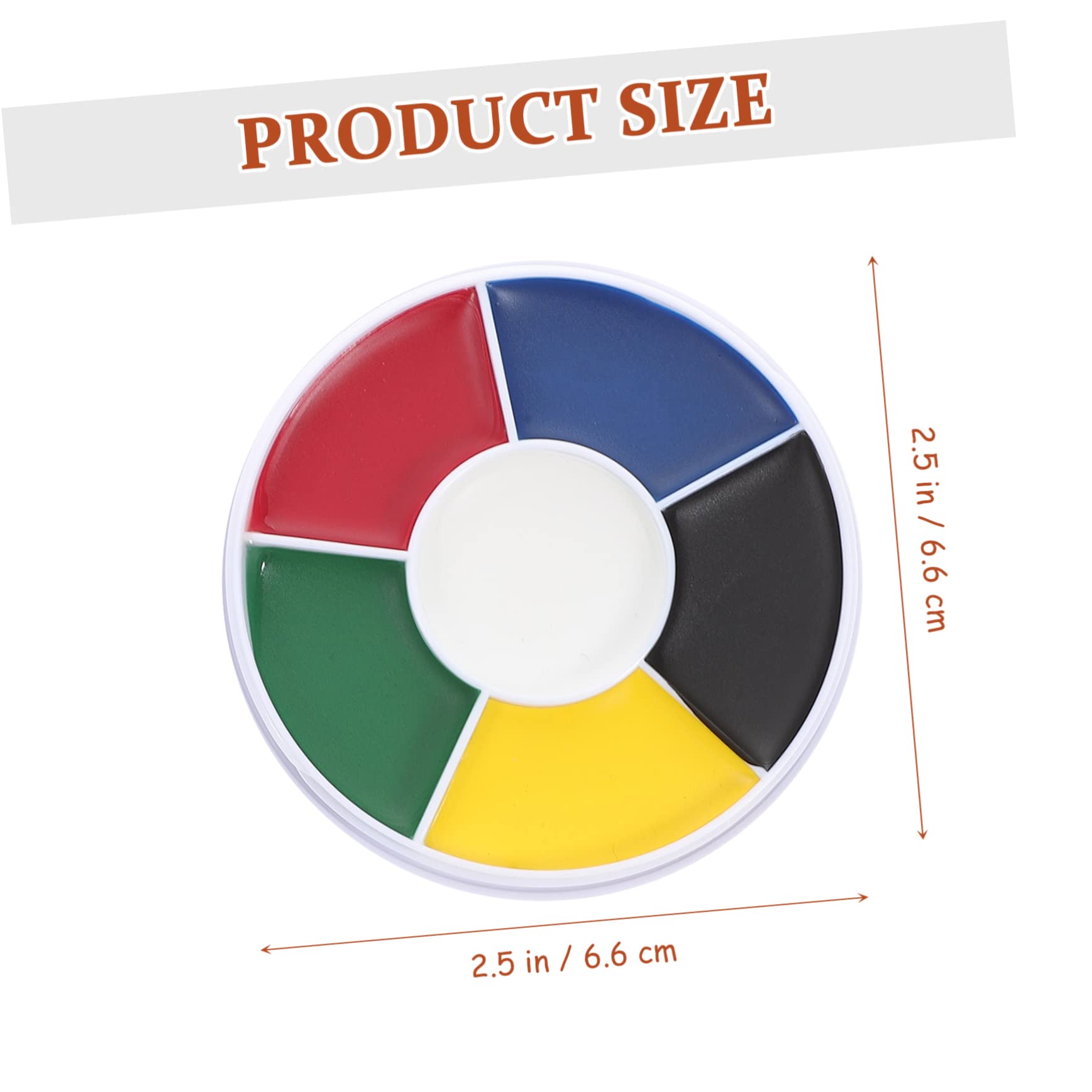 FOYTOKI 2Pcs Body Paint Oil Water Based Pigments for Halloween Makeup Masquerade Props and Creative Art to Use for Parties and Special Effects