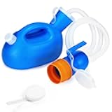 ONEDONE Urinals for Men - Portable Urinal for Men Spill Proof Men's Urine Bottle Male Pee Bottle w/Separate Urine Outlet Soft Funnel 68 OZ Urinal for Hospital Home Camping Car Leakproof 47