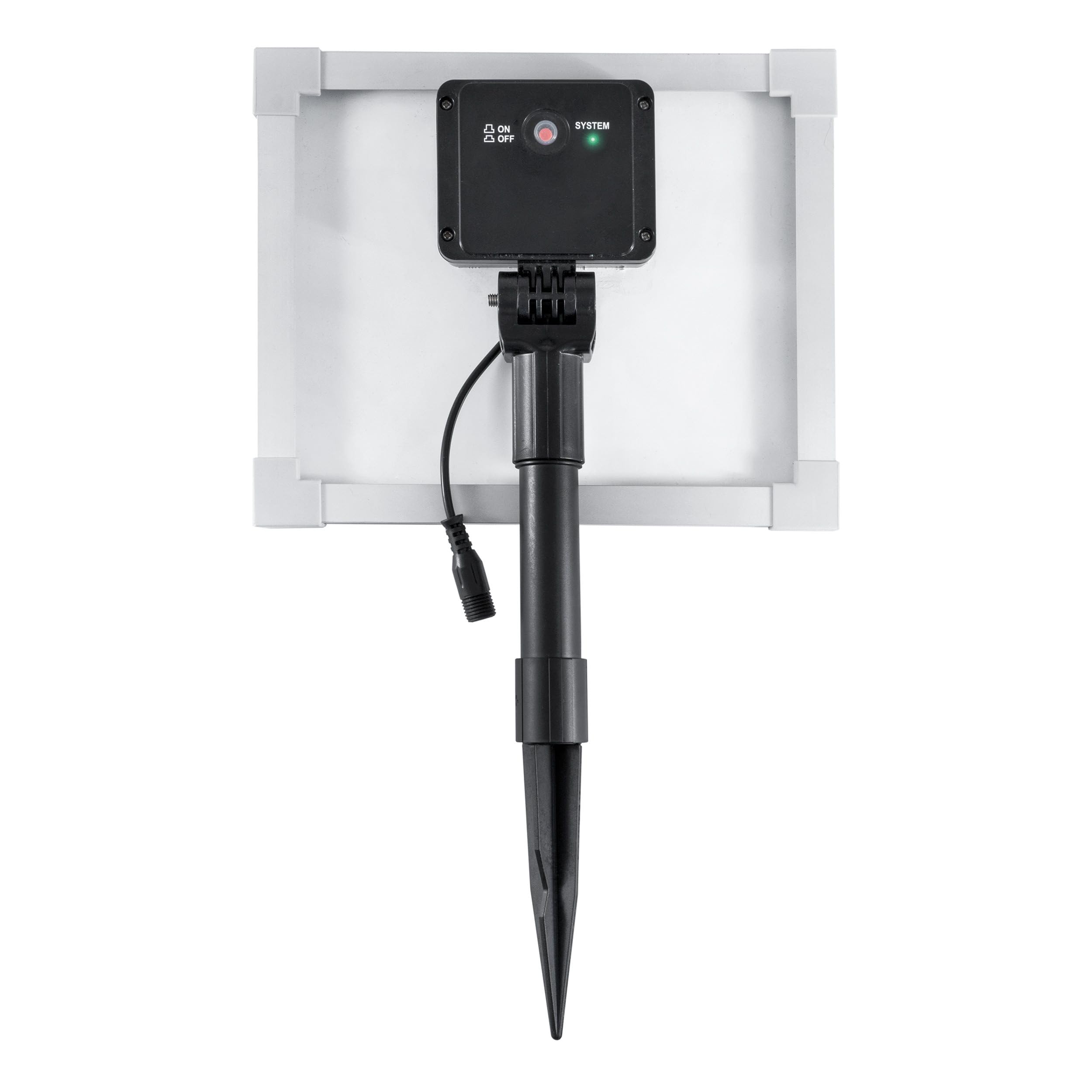 esotec Solar Teichbelüfter Set 6/130, LiFePO4 Akku-Speicher, Teichbelüftung, Sauerstoffpumpe 120 l/h, Luftpumpe, Solarpanel 6W, Erdspieß 101848