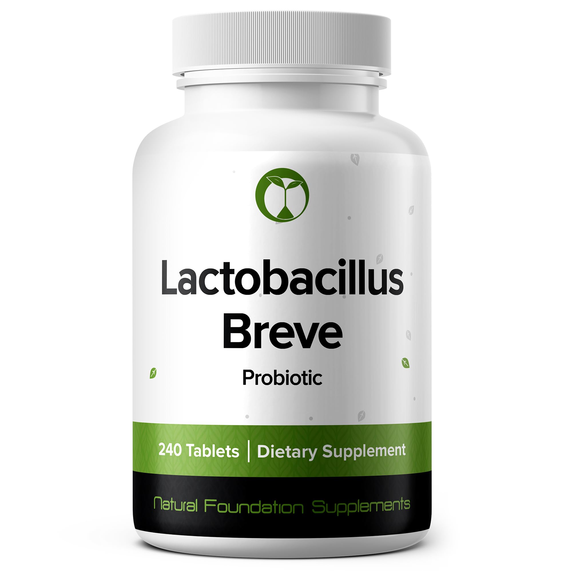 Lactobacillus Breve Probiotic 240 Tablets (4 Month Supply) – Researched Strain – 3 Billion CFU – Digestive Health &amp; Gut Comfort – GMP Certified (240, Lactobacillus Breve)