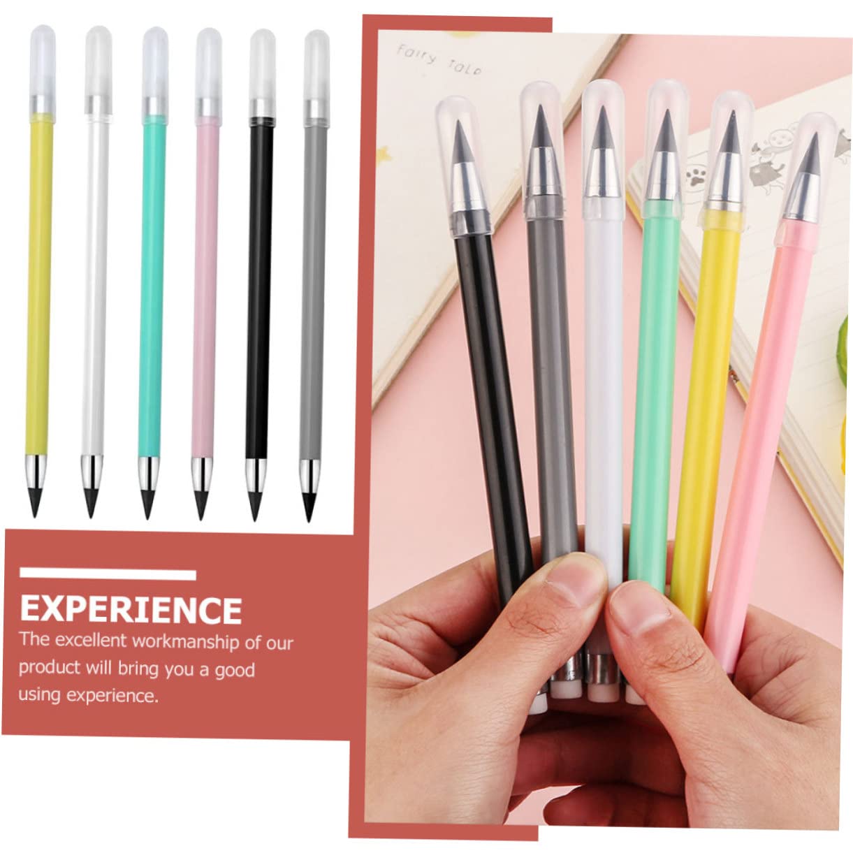 NUOBESTY 30pezzi Eterne Per Scrittura Studenti e Della Scrittura Colori Casual Assortiti