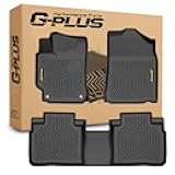 G-PLUS Floor Mats Compatible with Toyota Camry 2015-2017, 1st & 2nd Row All Weather Protection TPE Floor Liners Black