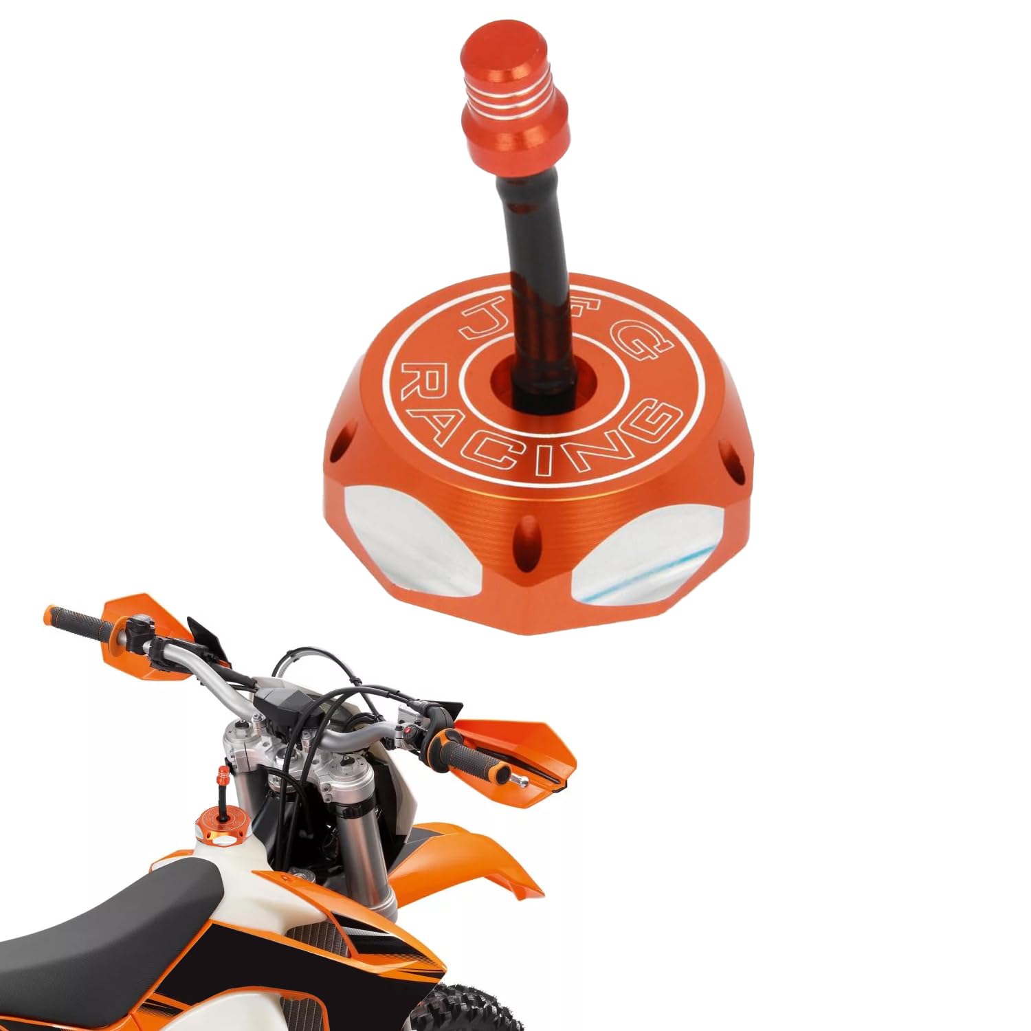 Tappo Serbatoio Carburante In Alluminio CNC Per Moto KTM - Sostituto OEM Leggero - Foto 6