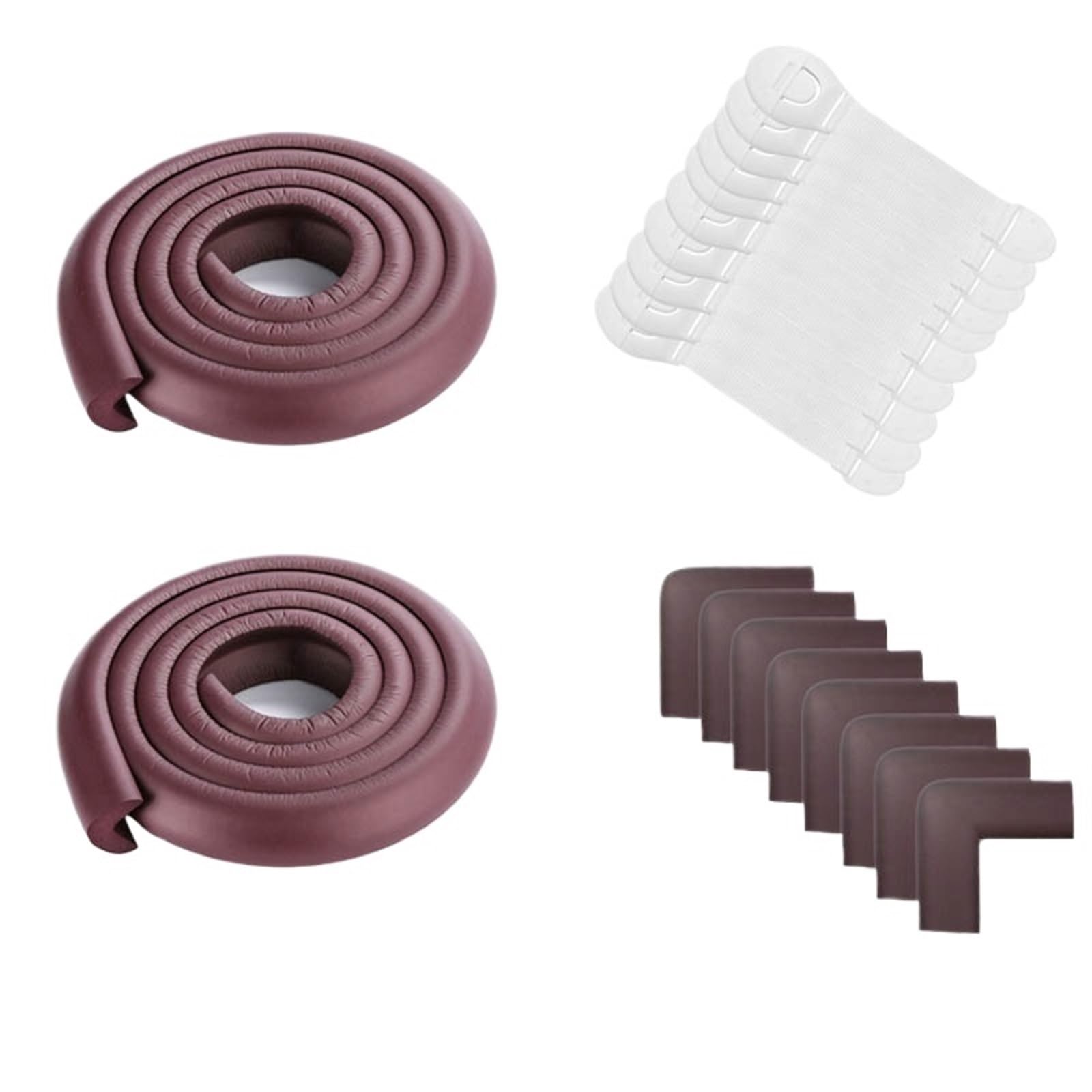 VERIDIANFLOW Edge Corner Guards Protector Set, Furniture Edge and Corner Guard Multicolor(Style 14)