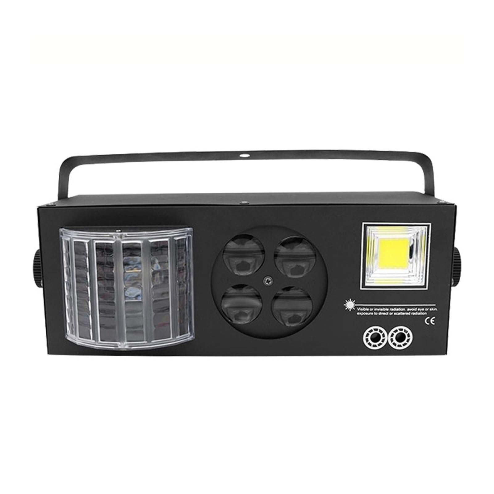 LED Stage Lights, 4in1 LED Disco Stage Lights Strobe Fancy Lighting Effect Beam Projector Derby DMX Auto Sound Control Club DJ Party Ball for Wedding Party