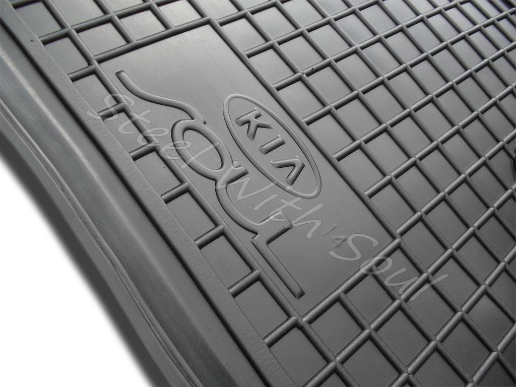 AVG Fully Tailored Rubber Car Floor Mats Carpet for KIA Soul (2nd