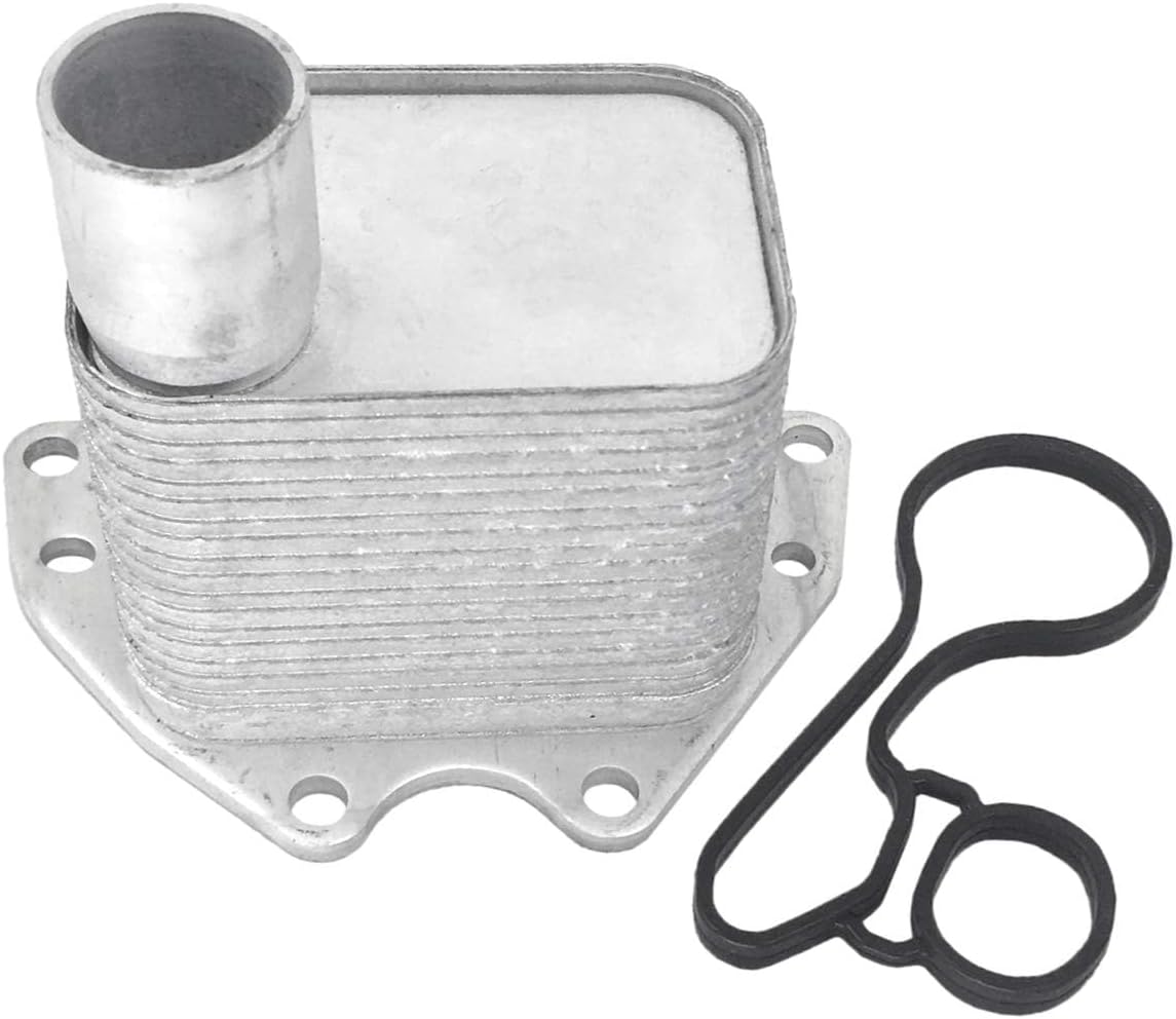 Engine Oil Cooler Compatible with 2011-2016 Chevrolet Cruze Cruze Limited Sonic Trax Compatible with 2013-2016 Buick Encore Replace OEM Number(s): 55566784, 55565338, 55565388 1.4L L4