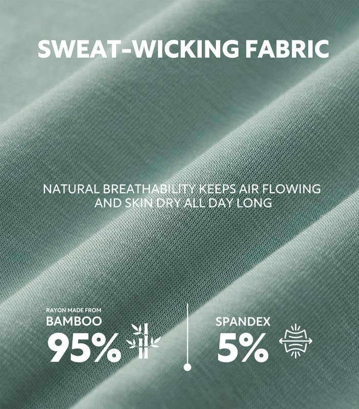 DAVID ARCHY Men’s Underwear Boxer Shorts Rayon Made From Bamboo Breathable Boxers for Men with Soft Stretch Waistband 4 Pack - Image 3