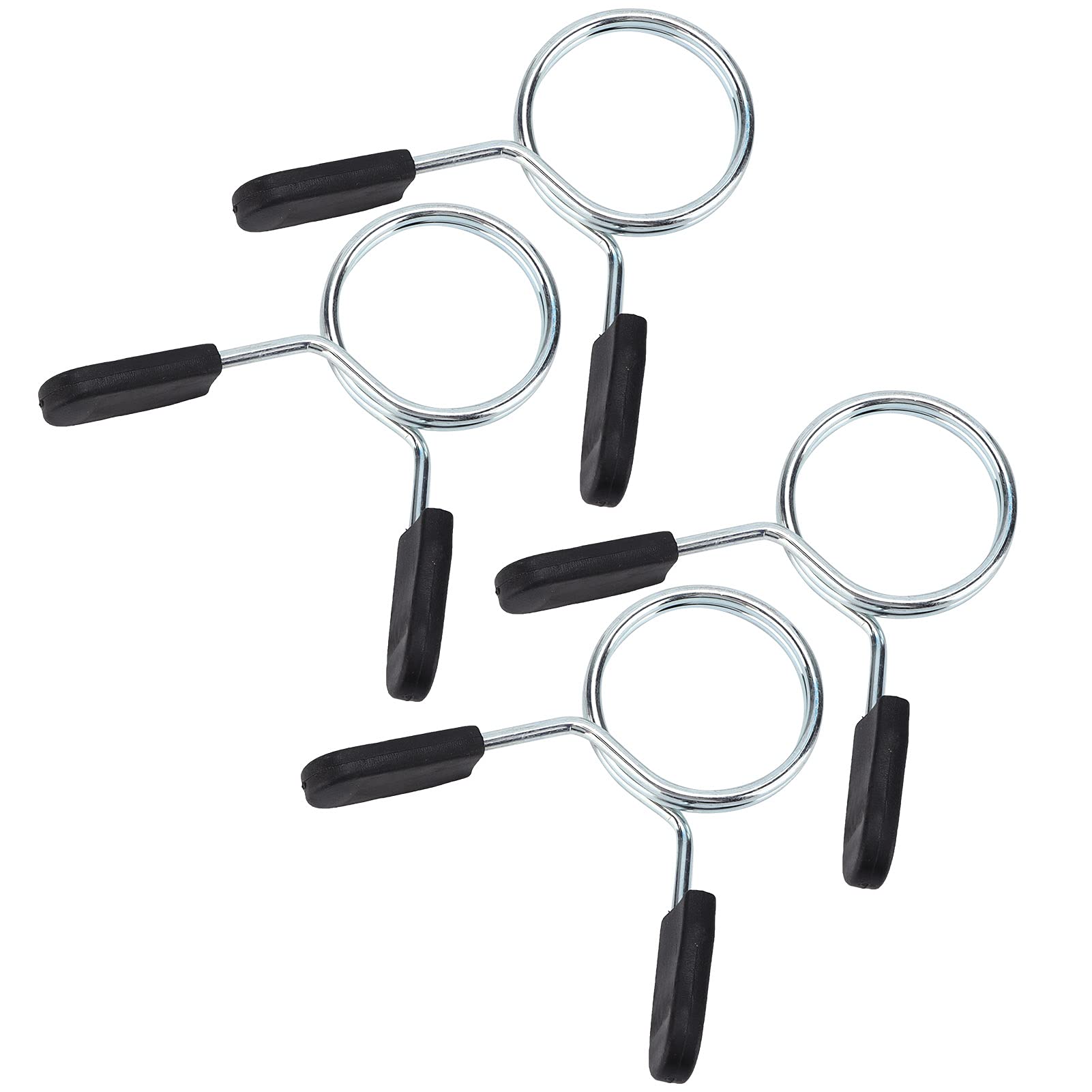 Heavy Duty Barbell Clamp Spring Collar Clips for Secure Weightlifting, Weightlifting Spring Clip, Gym Barbell Lock, Secure Dumbbell Collar Clip (48mm)