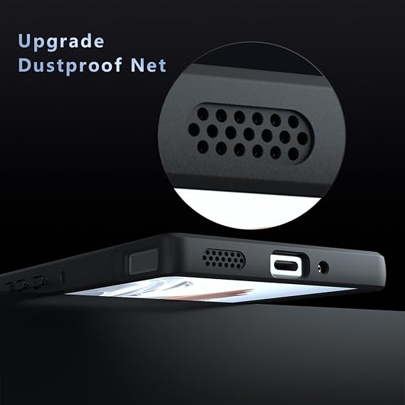 NOUKAJU RedMagic 11 Air用ケース、磁気携帯電話保護ケース、つや消しの質感、落下防止、衝撃吸収、包括的な保護、Red Magic 11 Air用保護カバーブラック