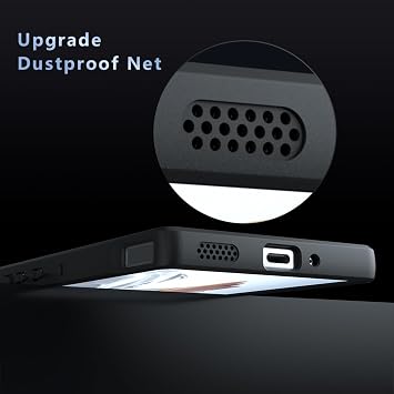 NOUKAJU RedMagic 11 Air用ケース、磁気携帯電話保護ケース、つや消しの質感、落下防止、衝撃吸収、包括的な保護、Red Magic 11 Air用保護カバーブラック