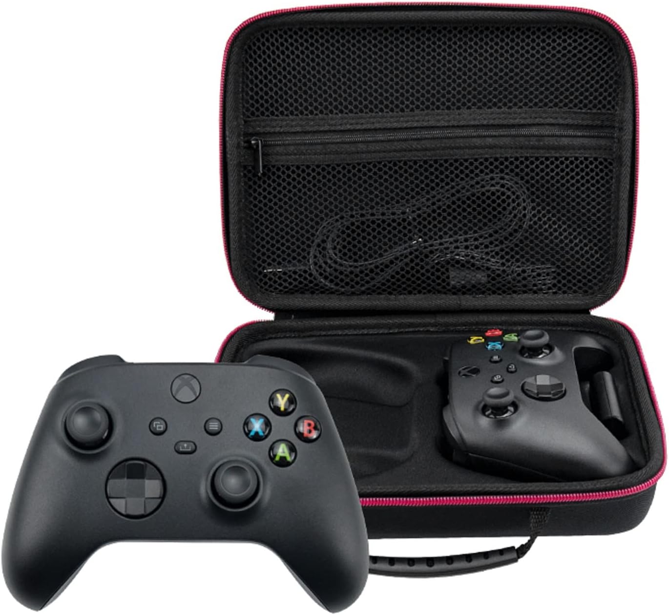 XINGFUDAO Double Controller Case for Xbox one & Xbox Series S/X Controller, Hard Carrying Case for Xbox Wireless Controller Storage Protective Bag