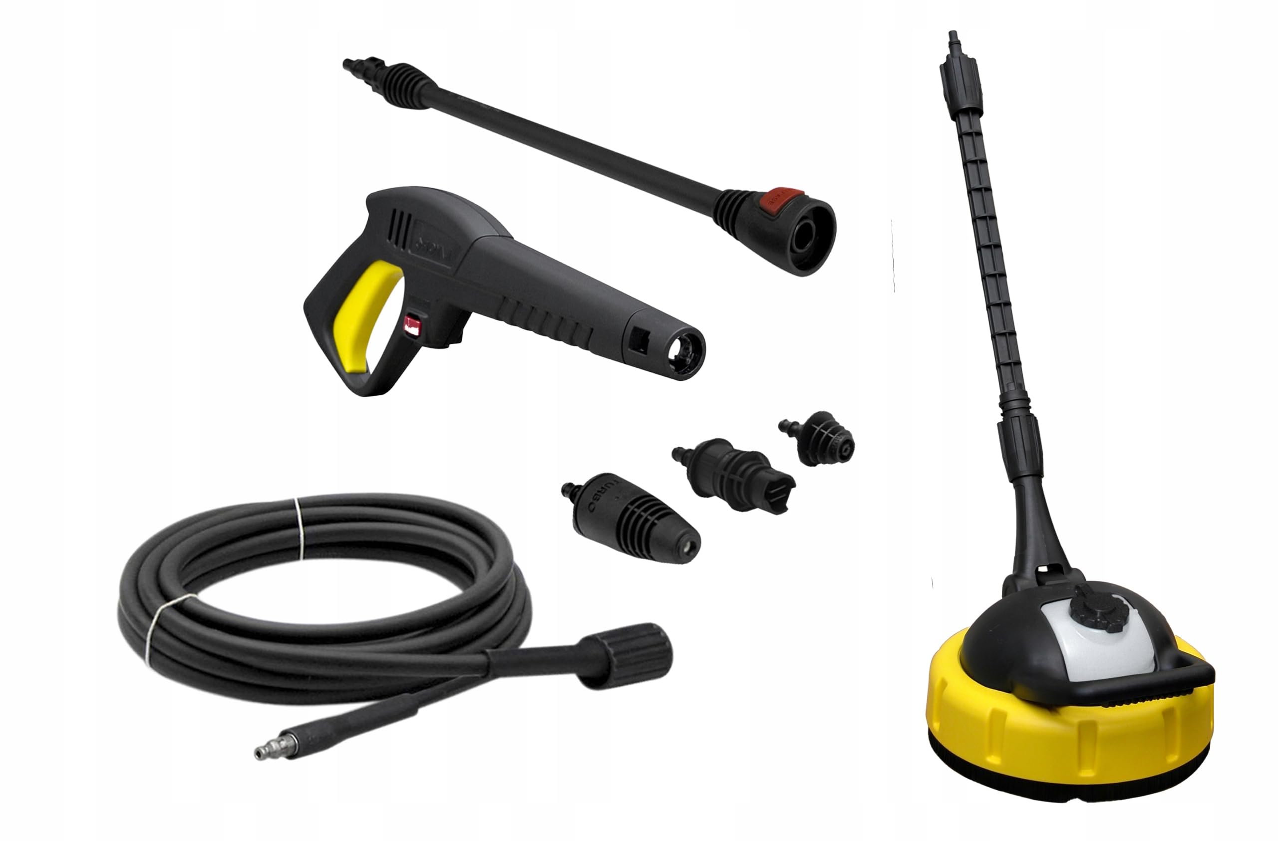 LAVOR Myjka Ciśnieniowa Ikon 160 Plus, 160 BAR 2200W, Silnik Indukcyjny, Aluminiowa Pompa, Bęben na Wąż, Szczotka Patio Cleaner L28 ze Zbiornikiem, Dysza Turbo 240 ewBAR, Wąż 8m, Mycie Bruku, Kostki