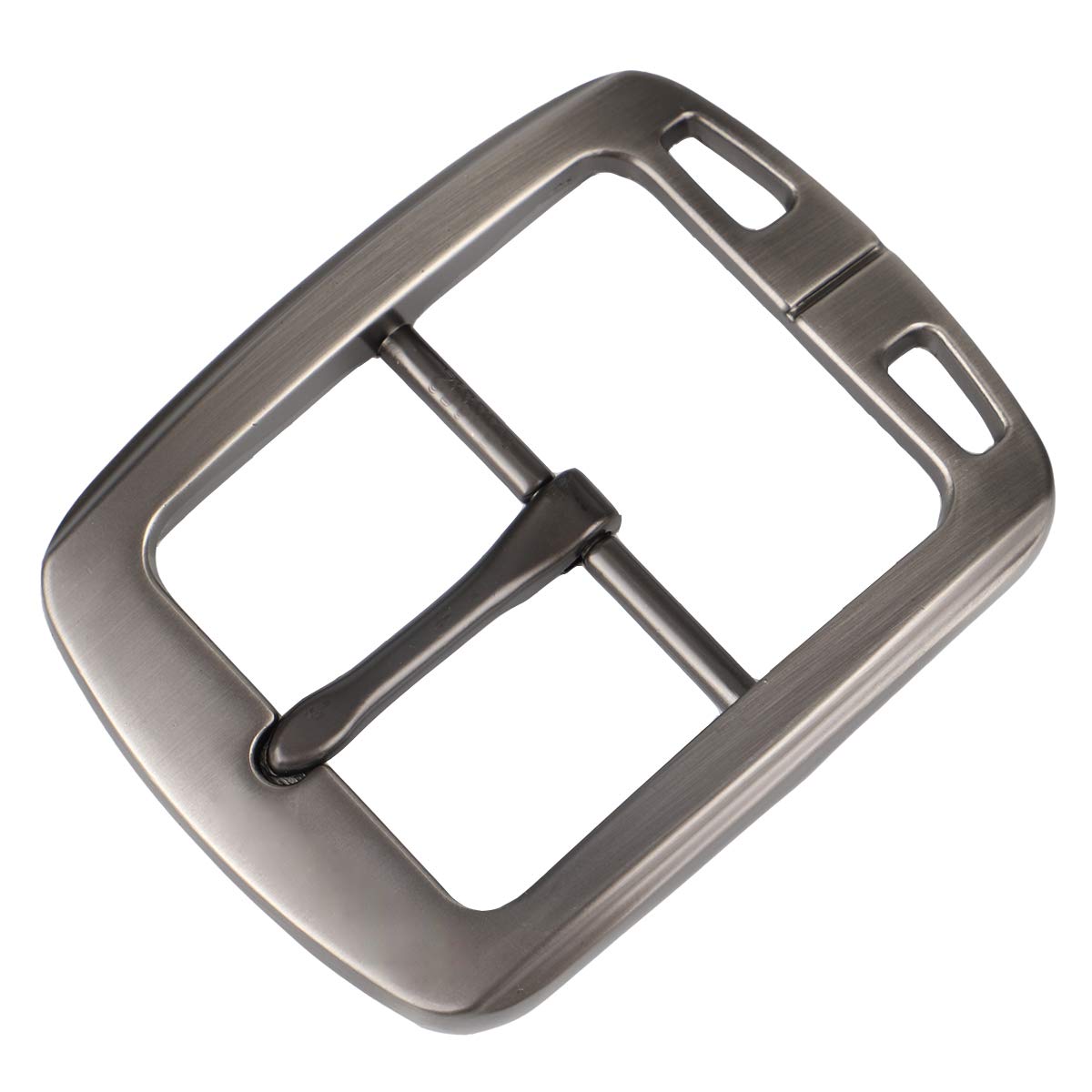 McFanBe 1.5 Inches (38-40 mm) Belt Buckle Single Prong Square Replacement Buckle for Men Women Belt (Grey06)