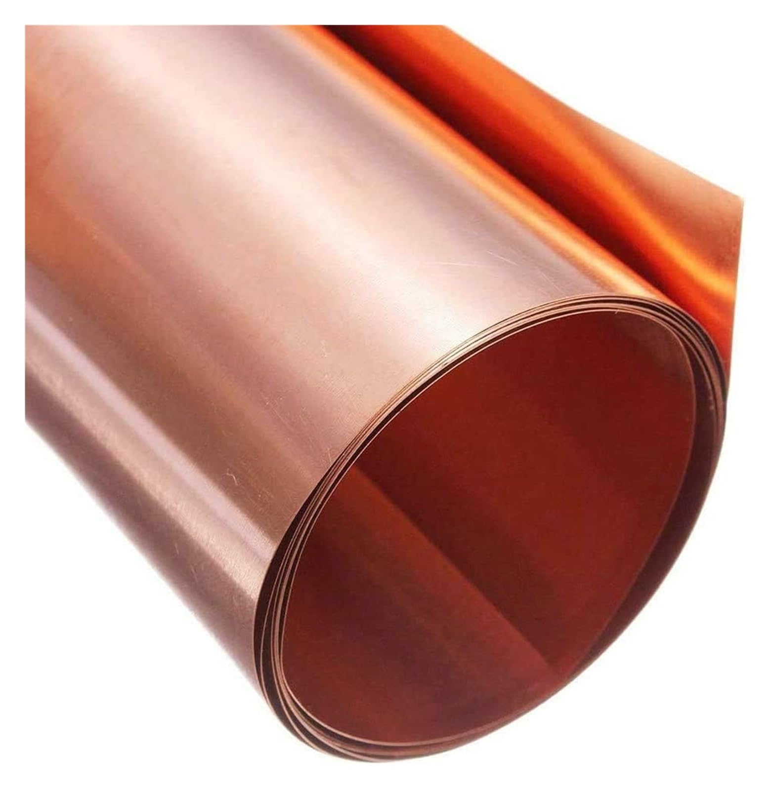Nastro di Rame, Nastro in Lamina di Rame Puro, Foglio 1000 mm x 100 mm, Spessore 0,1-1 mm(Thickness 0.4mm)