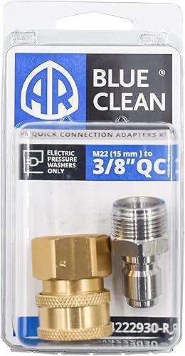 Miniatura 6 de AR Blue Clean MAXX3000-BND2QC, incluye lavadora a presión eléctrica MAXX3000 con adaptadores de transferencia M22. 3000 PSI, 1.3 GPM, fácil conexión