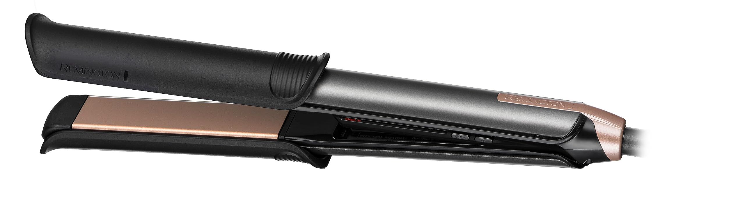 Remington Plancha de pelo y rizador Profesional ONE, 2 en 1, Cerámica y Turmalina Antiestática, placa alisadora de 110 mm, barril rizador de 32 mm, digital, hasta 230ºC, S6077