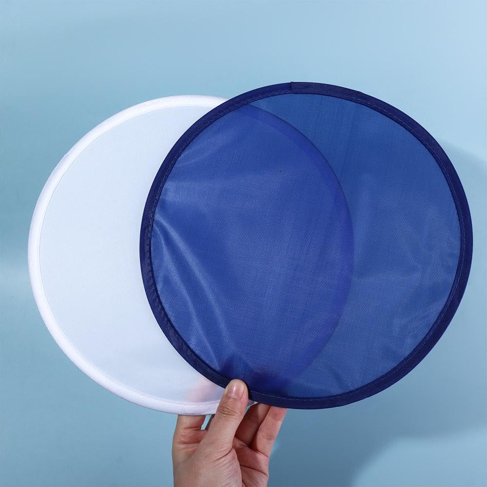 Ventagli pieghevoli in nylon per esterni estivi con tasca (arancione)