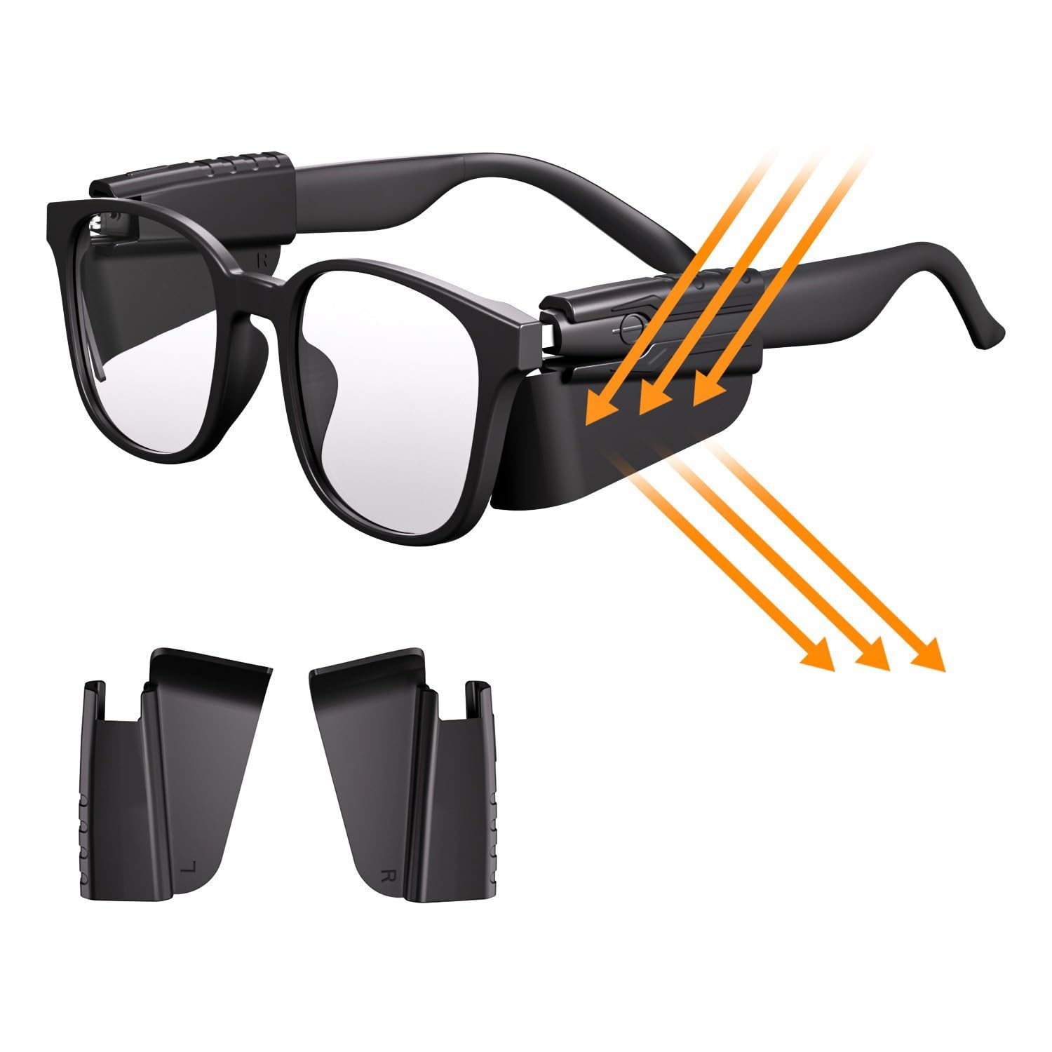 figurine Safety Glasses Side Shields for Smart Glasses Accessories, Durable Anti-Slide Design, Lightweight Comfort Fit for Secure Wear-picture-30